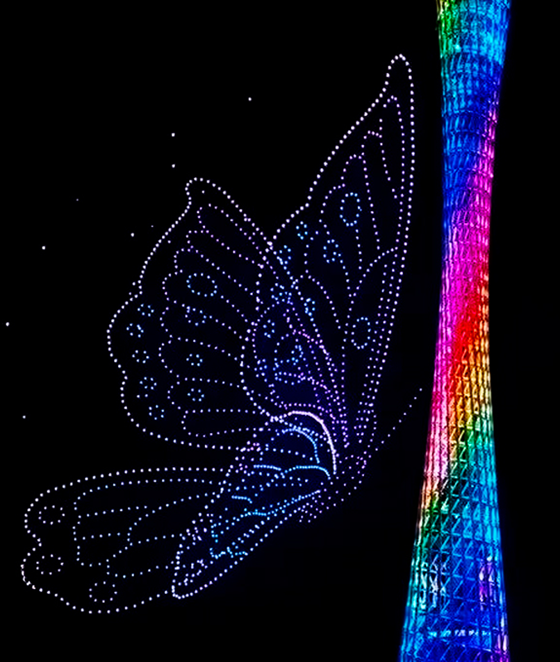 ドローンショー事業概要イメージ